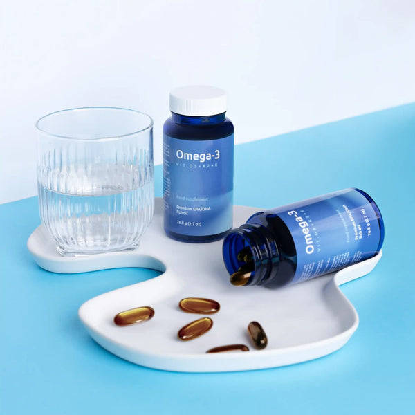 Premium omega-3 + vit. D3, K2, E