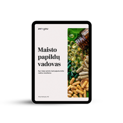 Maisto papildų vadovas (skaitmeninis)