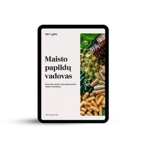 Maisto papildų vadovas (skaitmeninis)