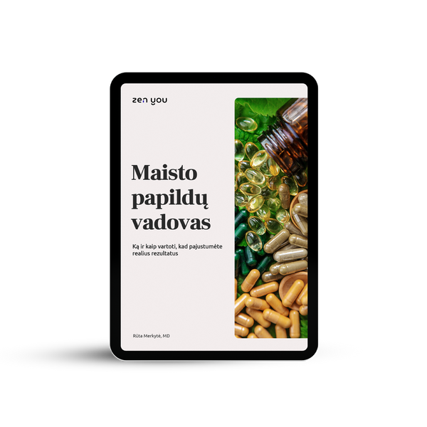 Maisto papildų vadovas (skaitmeninis)
