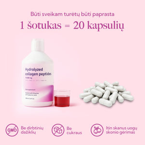 Hidrolizuoti kolageno peptidai (boosteris)