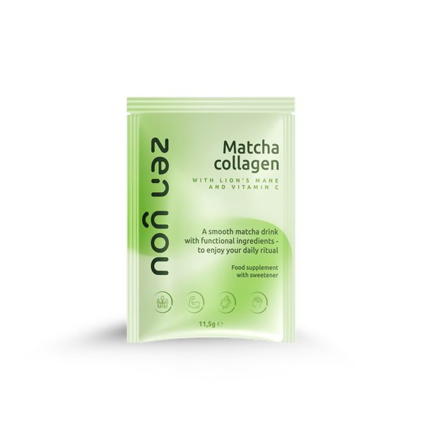 ZENYOU Matcha Collagen su Liūto karčių grybu ir vitaminu C