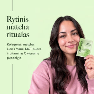 ZENYOU Matcha Collagen su Liūto karčių grybu ir vitaminu C