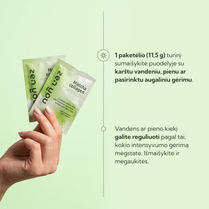 ZENYOU Matcha Collagen su Liūto karčių grybu ir vitaminu C