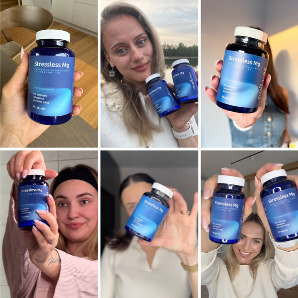 StressLess Magnio bisglicinatas + L-teaninas + vit. B6