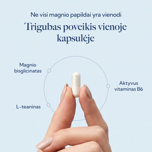 StressLess Magnio bisglicinatas + L-teaninas + vit. B6