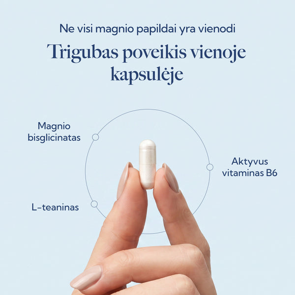 StressLess Magnio bisglicinatas + L-teaninas + vit. B6