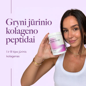 Gryni jūrinio kolageno peptidai (milteliai)