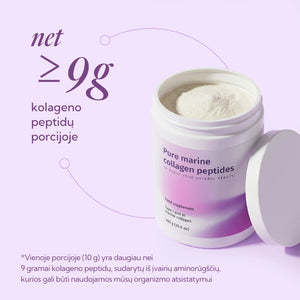 Gryni jūrinio kolageno peptidai (milteliai)