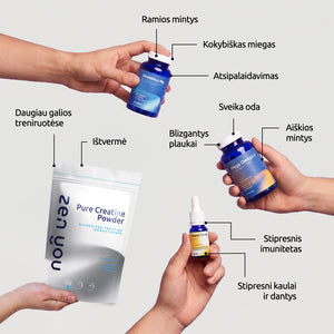 Gyd. Rūtos TOP 4 papildų rinkinys